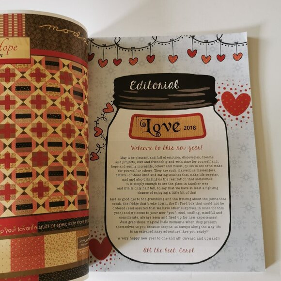 Quiltmania Magazine Quilt #123 Issue 2018 Crafts Quilting Patterns Patchwork - Picture 2 of 6